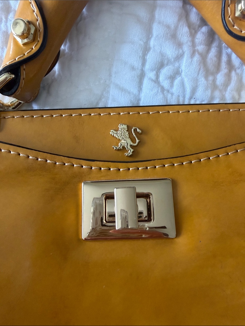 Pratesi ~ Anna Maria Luisa de' Medici Hand Bag ~ BEAUTIFUL 🧡 - Picture 2 of 14
